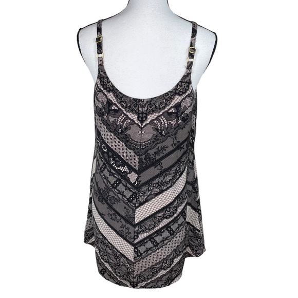 Cabi Monaco Lace Print Tank Top - Picture 4 of 7